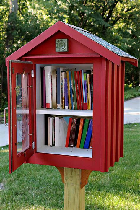 metal outdoor book box|Amazon.com: Little Free Library Box Outdoor.